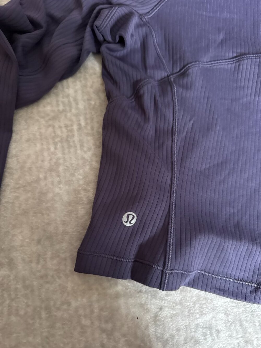 Lululemon It's Rulu Run Ripped Cropped Half Zip - Picture 8 of 10